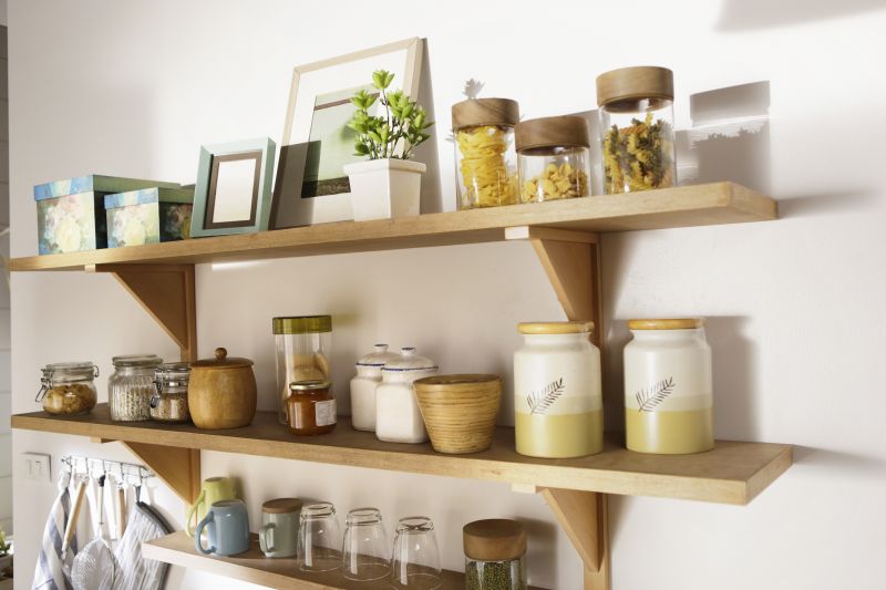 Floating Shelves with Decorative Items